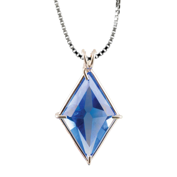 Siberian Blue Quartz Ascension Star Pendant – Sacred Geometry